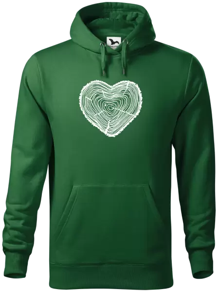 Pánská mikina Pařez srdce