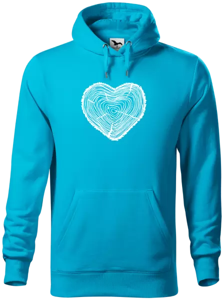 Pánská mikina Pařez srdce