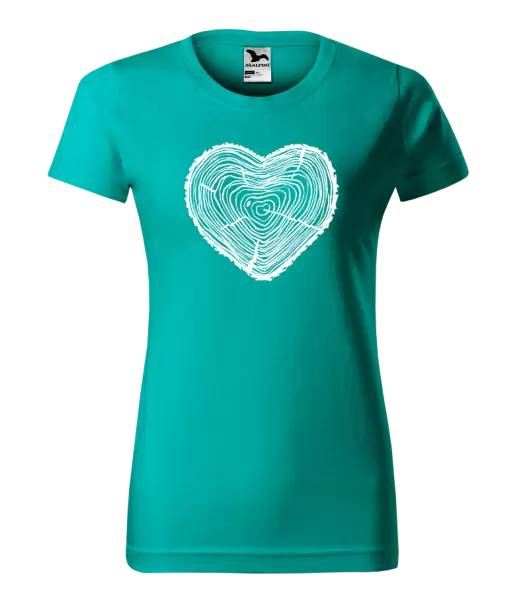 Dámské tričko Pařez srdce