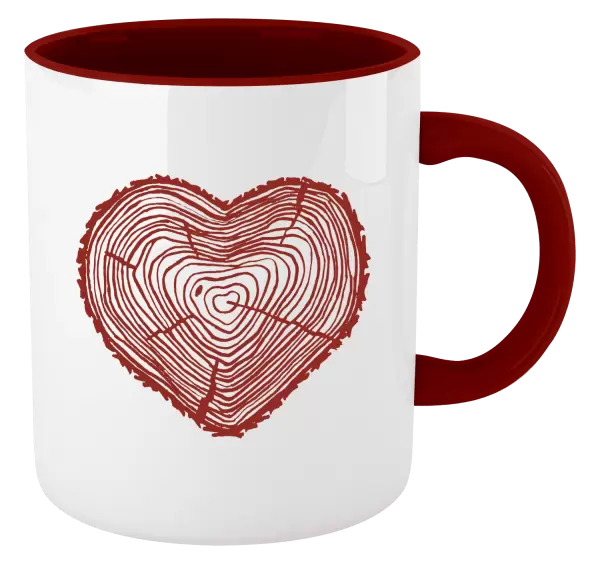 Hrnek Pařez srdce