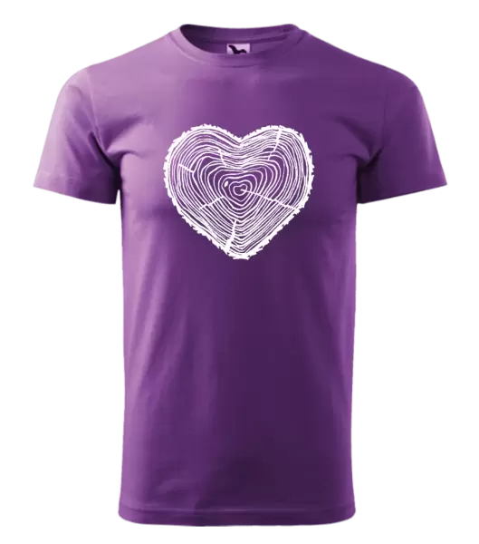 Pánské tričko Pařez srdce