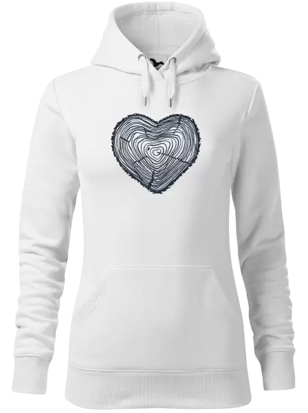 Dámská mikina Pařez srdce