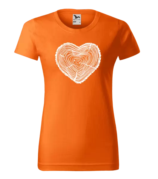 Dámské tričko Pařez srdce