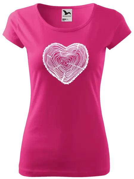 Dámské tričko Pařez srdce