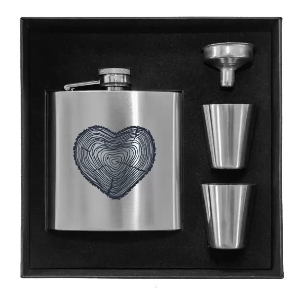 Ploskačka v krabičke Peň srdce