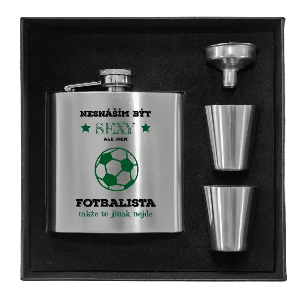 Placatka v krabičce Nesnáším být sexy, ale jsem fotbalista