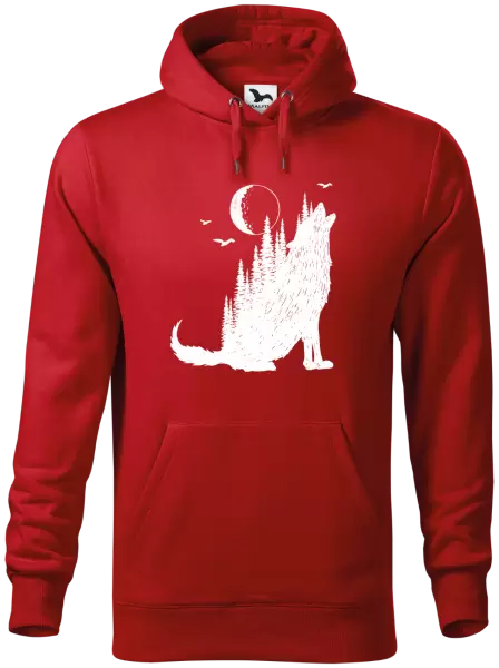 Pánska mikina Vlk v lese