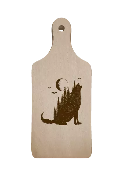 Doštička Vlk v lese