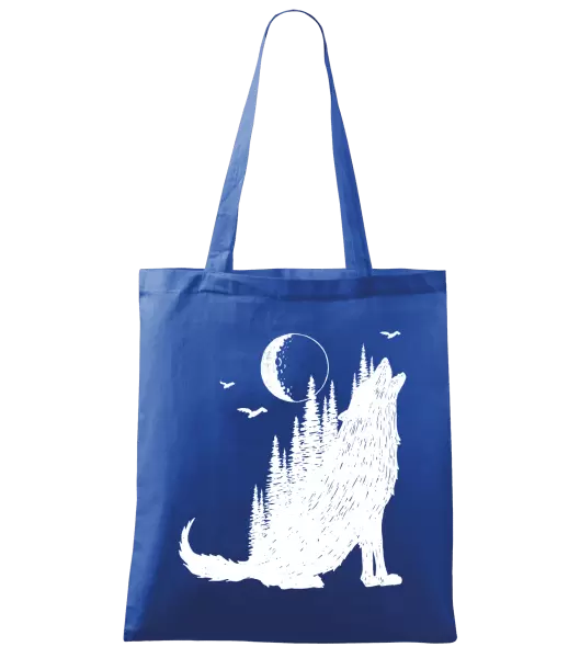 Látková taška Vlk v lese