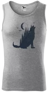 Pánske tielko Vlk v lese