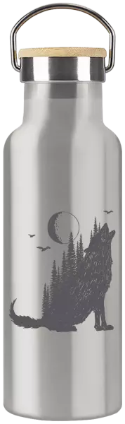 Termofľaška Vlk v lese