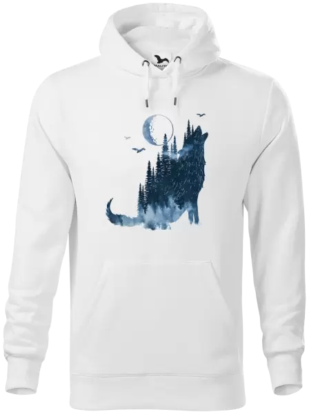 Pánská mikina Vlk v mlze