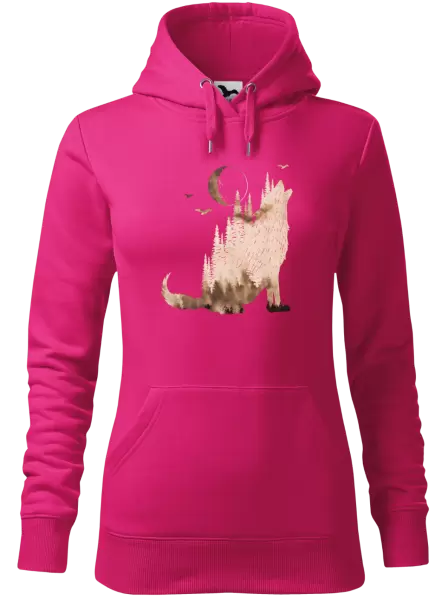 Dámská mikina Vlk v mlze