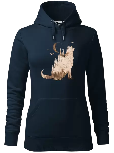 Dámská mikina Vlk v mlze