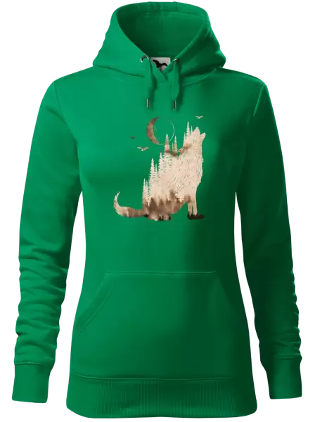 Dámská mikina Vlk v mlze