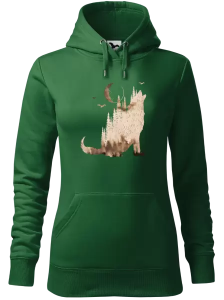 Dámská mikina Vlk v mlze