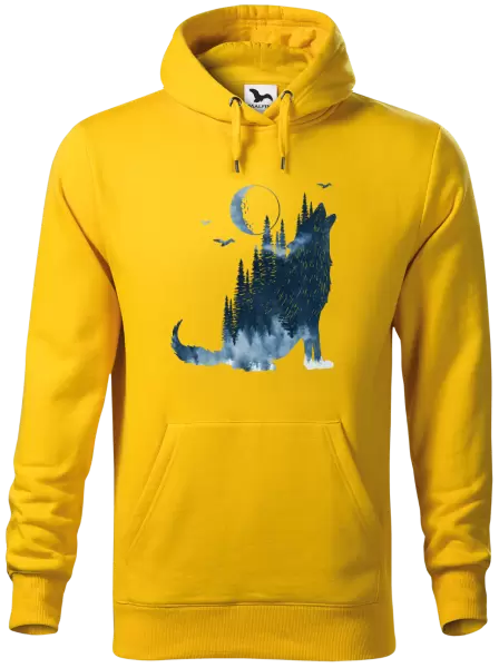 Pánská mikina Vlk v mlze