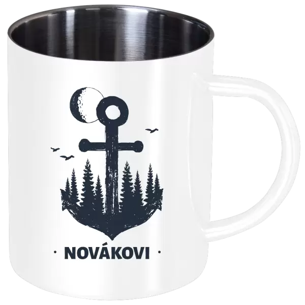 Nerezový hrnek Kotva