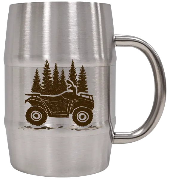 Nerezový chladicí půllitr Čtyřkolka