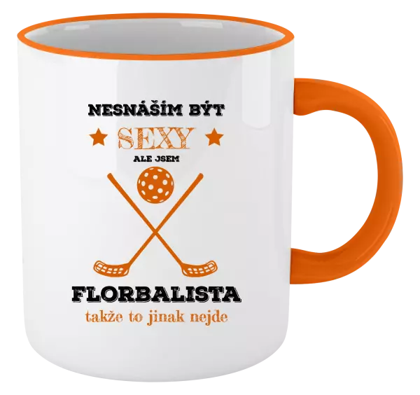 Hrnek Nesnáším být sexy, ale jsem florbalista
