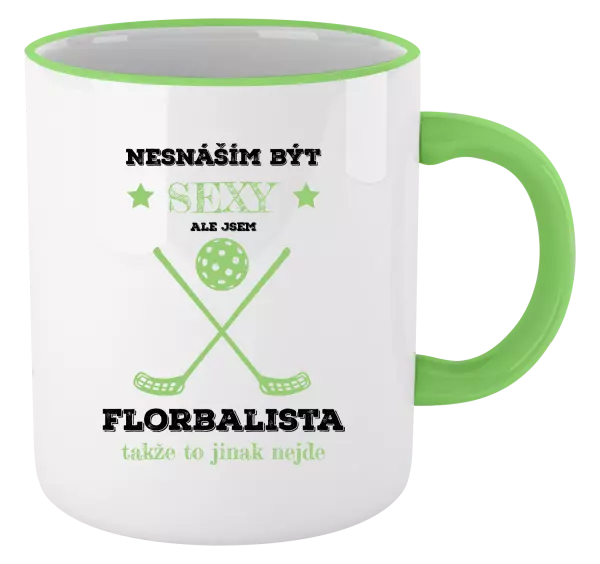 Hrnek Nesnáším být sexy, ale jsem florbalista