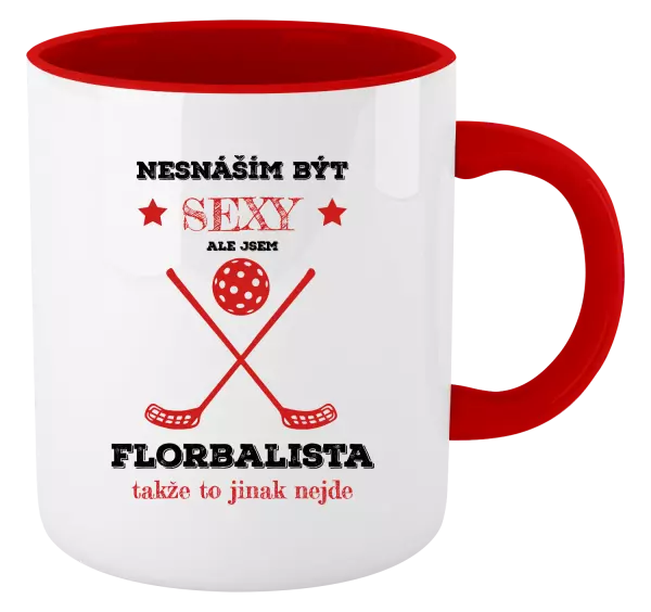 Hrnek Nesnáším být sexy, ale jsem florbalista