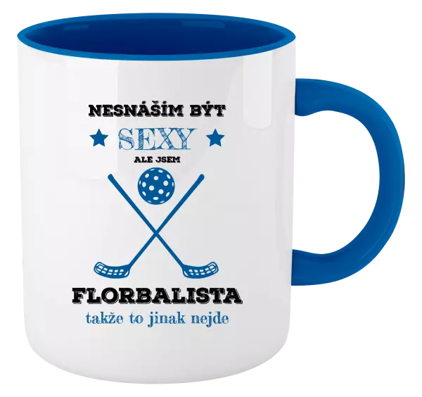 Hrnek Nesnáším být sexy, ale jsem florbalista