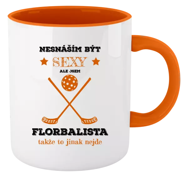 Hrnek Nesnáším být sexy, ale jsem florbalista