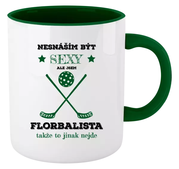 Hrnek Nesnáším být sexy, ale jsem florbalista