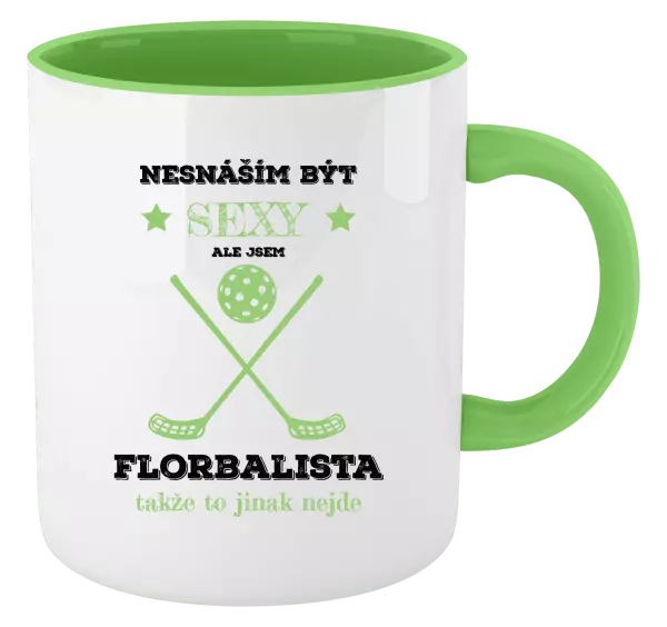 Hrnek Nesnáším být sexy, ale jsem florbalista