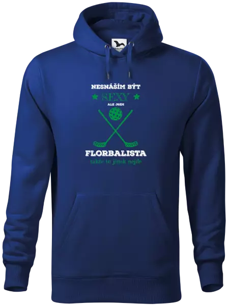 Pánská mikina Nesnáším být sexy, ale jsem florbalista