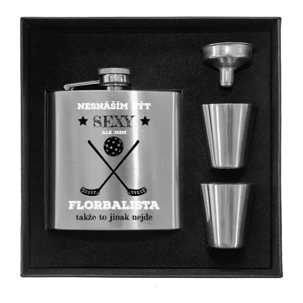 Placatka v krabičce Nesnáším být sexy, ale jsem florbalista