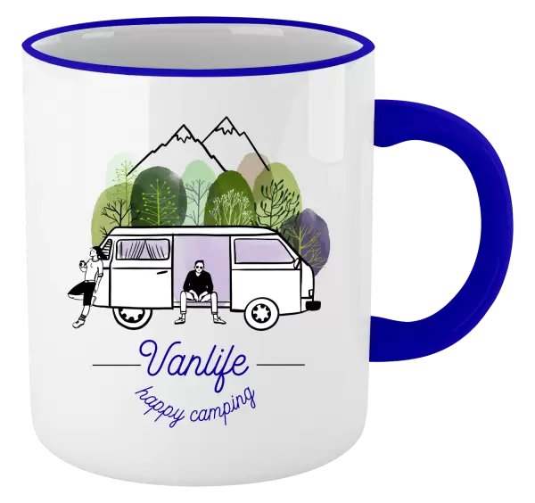 Hrnek Vanlife happy camping