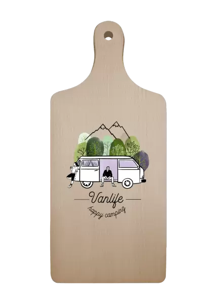 Prkénko Vanlife happy camping