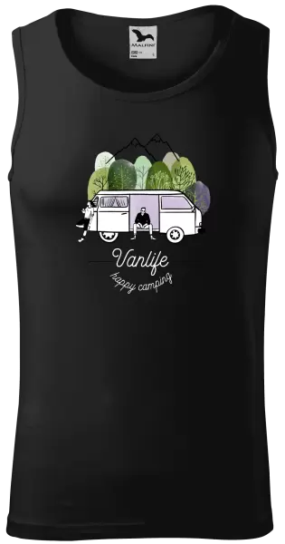 Pánské tílko Vanlife happy camping