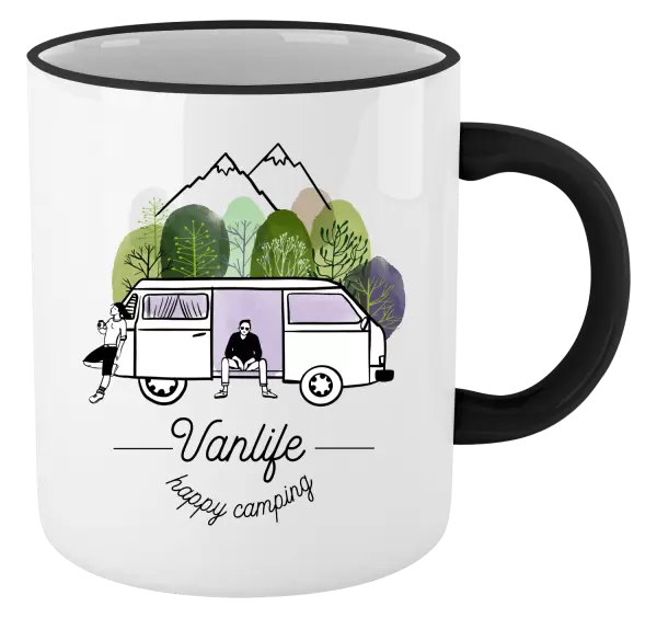 Hrnek Vanlife happy camping