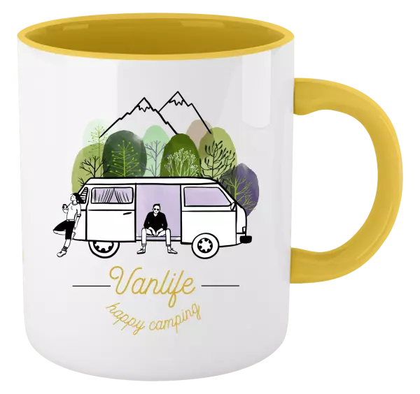 Hrnek Vanlife happy camping