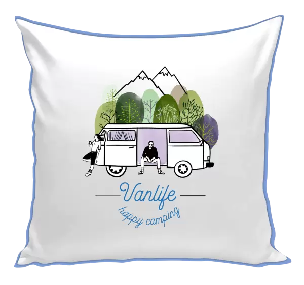 Polštář Vanlife happy camping