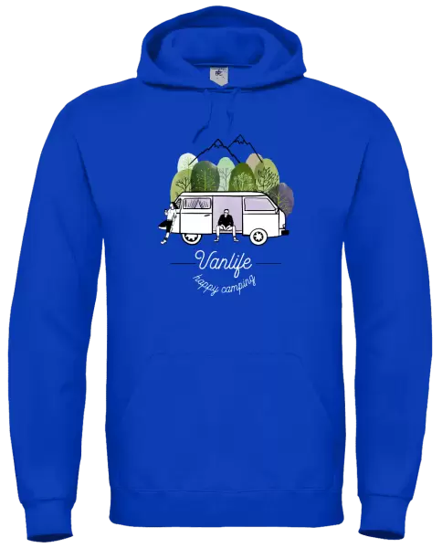 Pánská mikina Vanlife happy camping