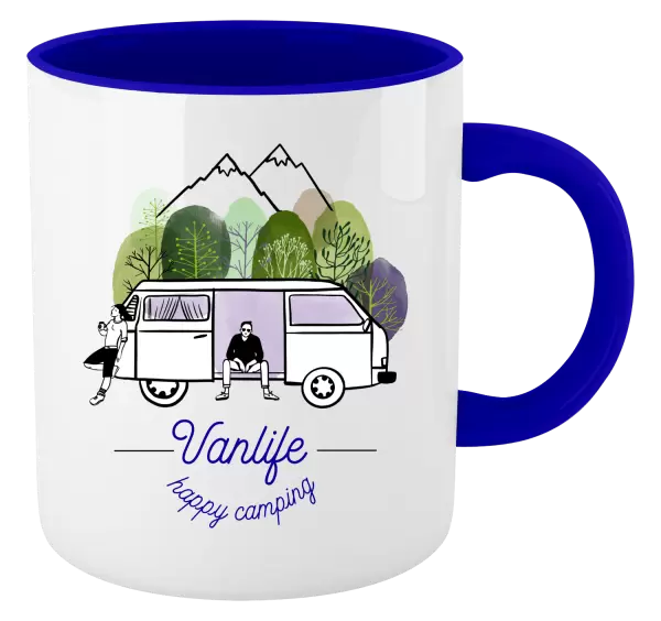 Hrnek Vanlife happy camping