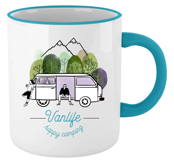 Hrnek Vanlife happy camping