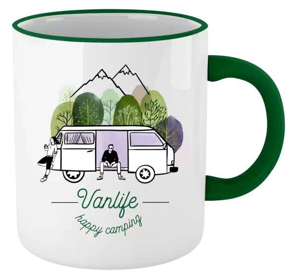 Hrnek Vanlife happy camping