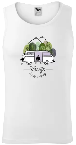 Pánské tílko Vanlife happy camping