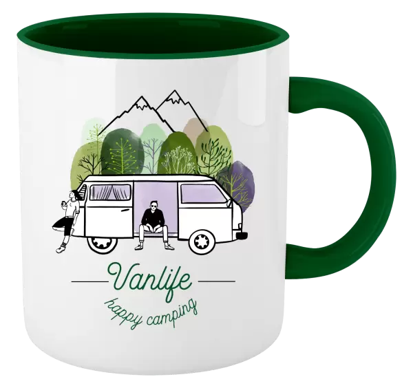 Hrnek Vanlife happy camping