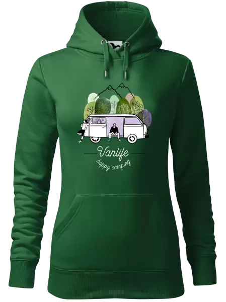 Dámská mikina Vanlife happy camping