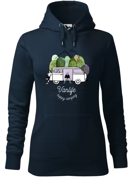 Dámská mikina Vanlife happy camping