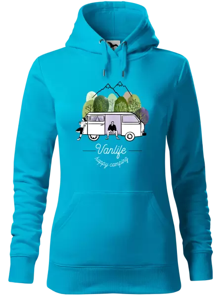 Dámská mikina Vanlife happy camping