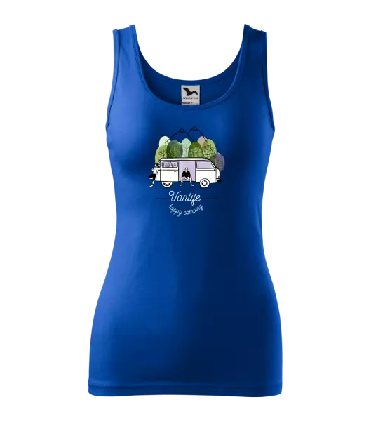 Dámské tílko Vanlife happy camping