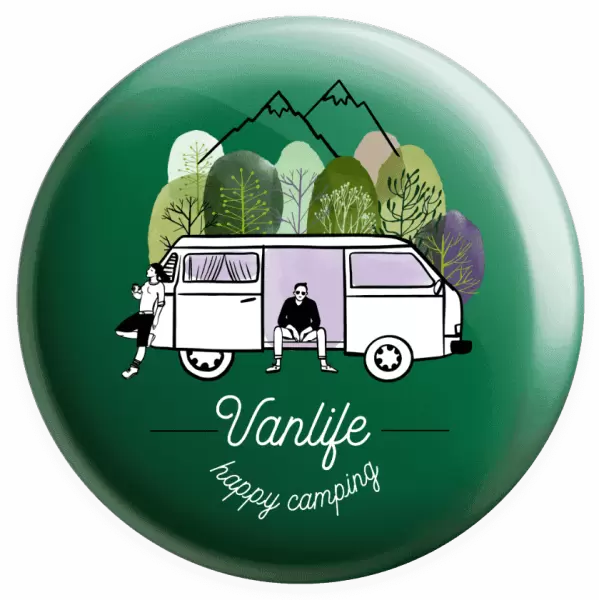 Placka Vanlife happy camping