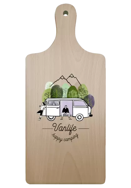 Prkénko Vanlife happy camping